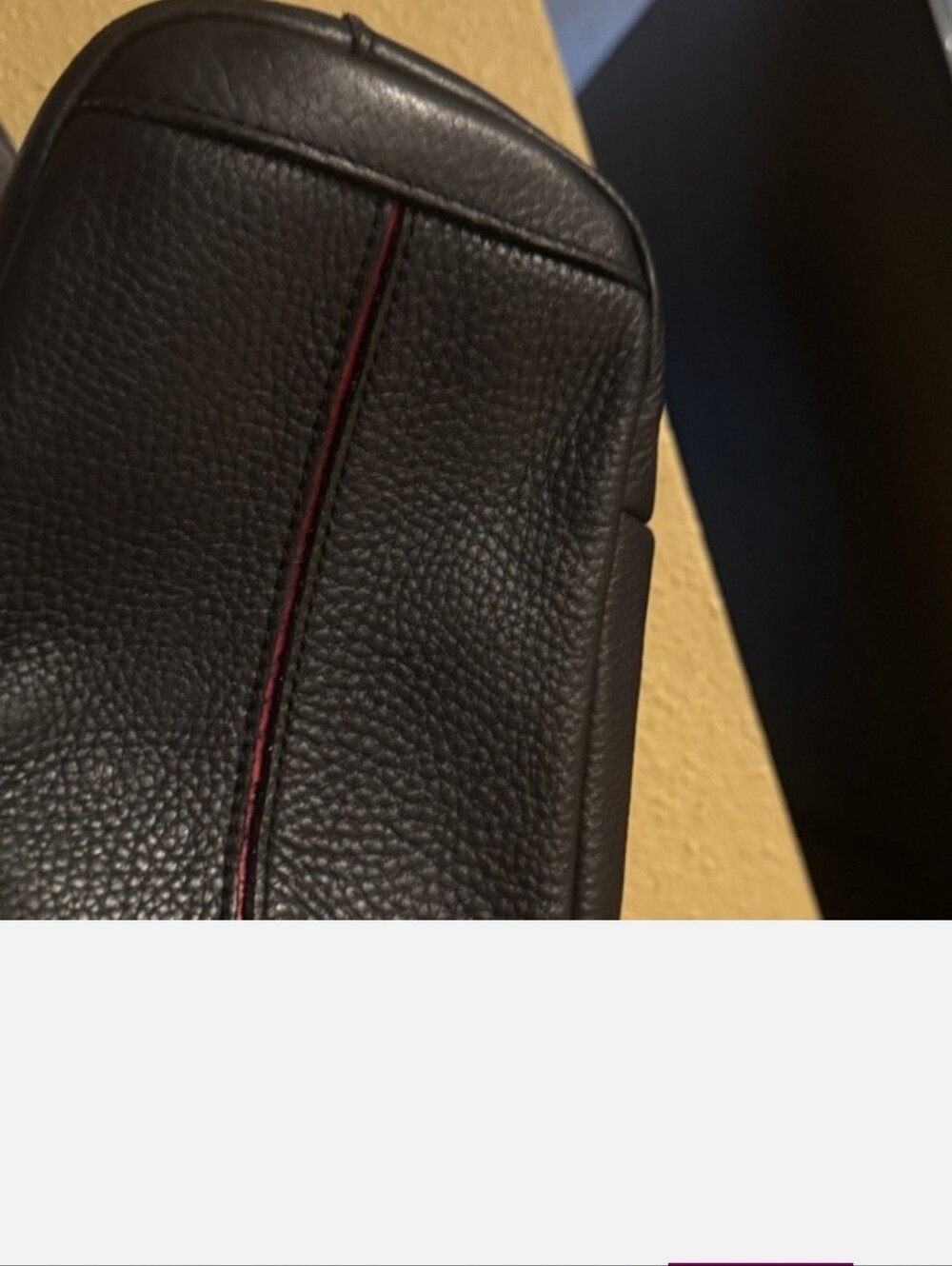 Hammott Elegant Black Leather Tote Bag - Picture 4 of 8
